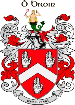 BYRNE family crest BYRNE family crest