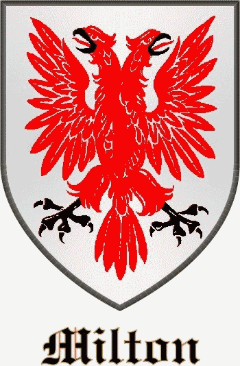 Milton family crest