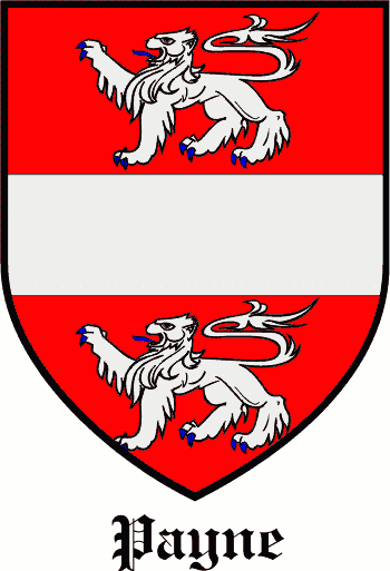 PAYNE family crest