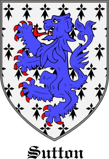 SUTTON family crest